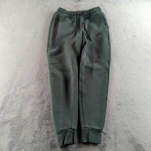 Nike Tech Fleece Joggers Mens Small Green Sweatpants Tapered Athletic FB8002